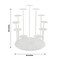 CLEAR 29" Tiered 12 Arm Round Acrylic Cupcake Holder Dessert Display Stand Party